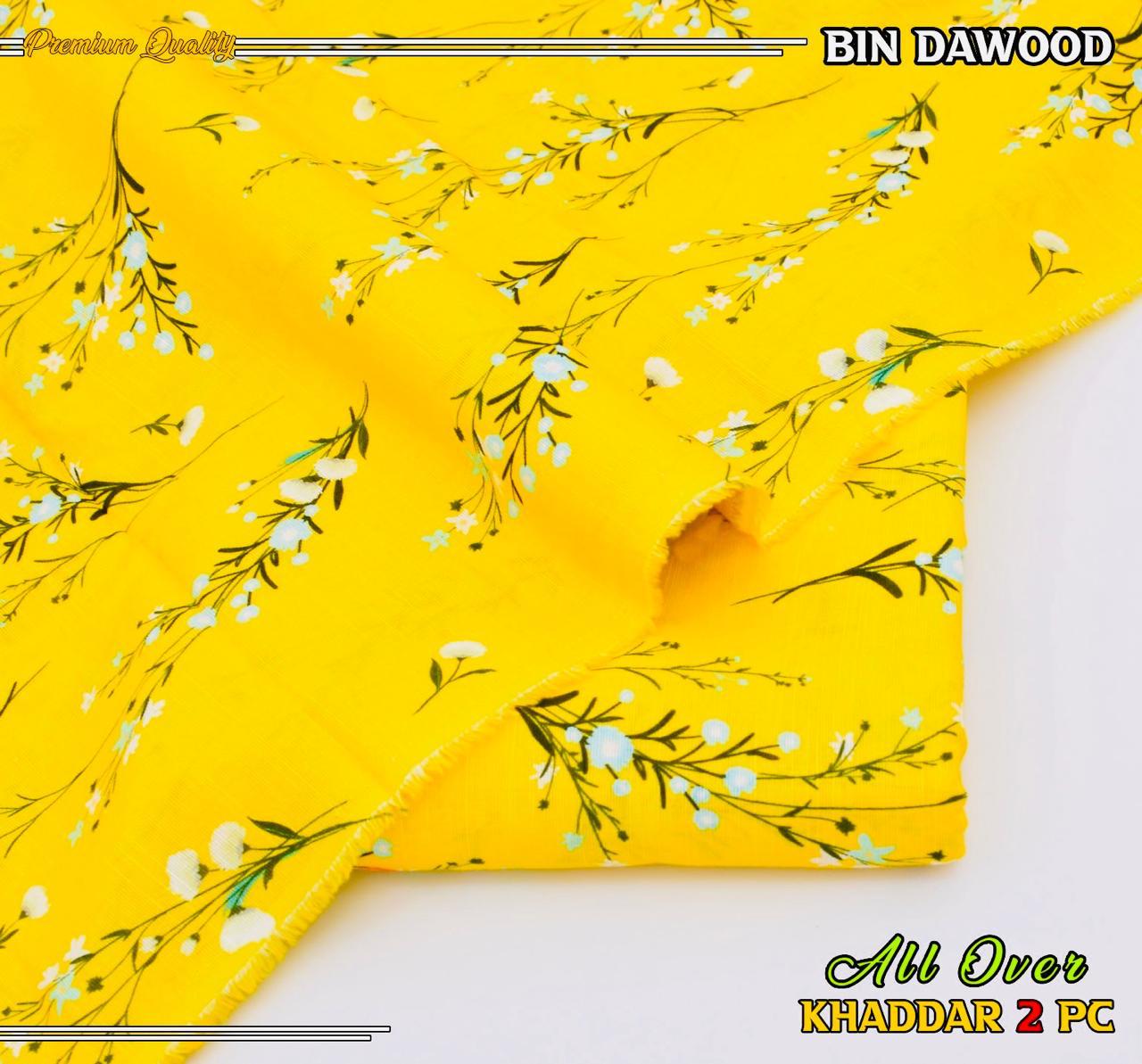 Bin Dawood Printed Khaddar 2PC Suit – Shirt & Trouser code:102