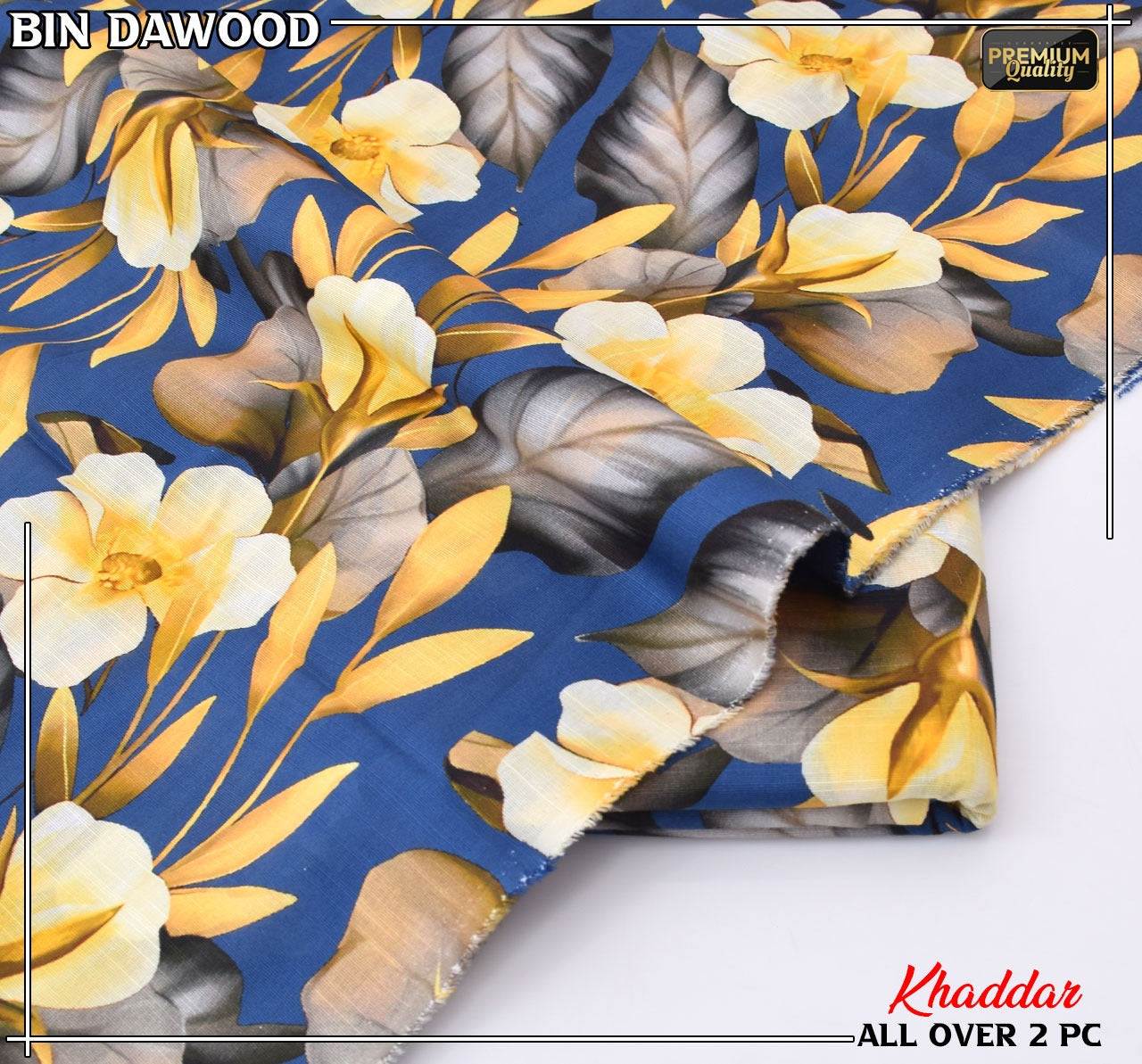 Bin Dawood Printed Khaddar 2PC Suit – Shirt & Trouser code:140