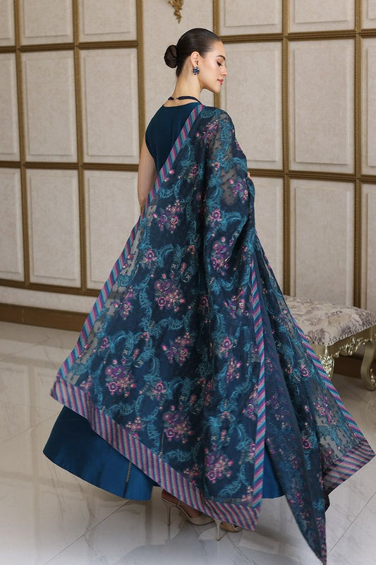 Bareeze 5002 Dhanak 3PC Winter Suit with Embroidered Shawl (unstitched)