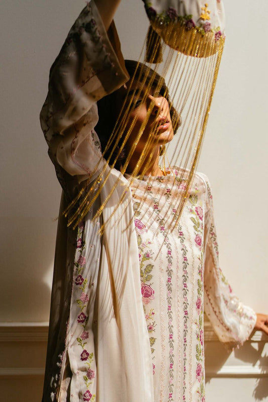 Bareeze 5086 Pure Dhanak Embroidered 3PC Winter Suit with Embroidered Shawl (UNSTITCHED)