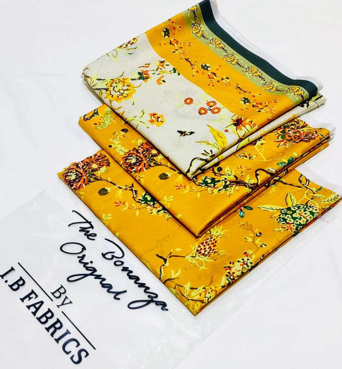 BONANZA LAWN PRINTED 3 PCS T609