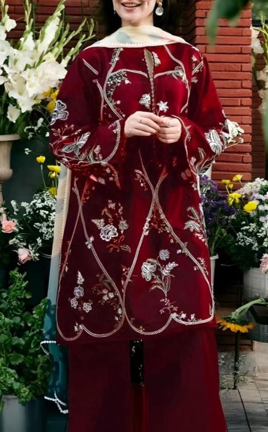 URGE PURE LAWN 3PC EMBROIDERED