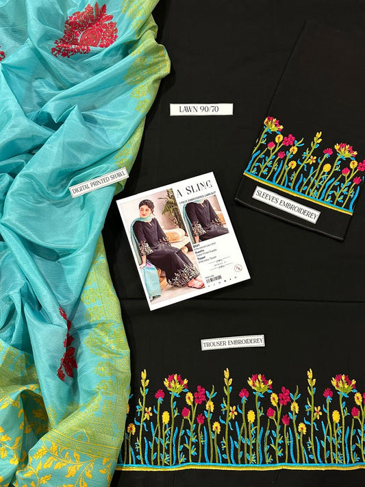 URGE PURE LAWN 3PC EMBROIDERED