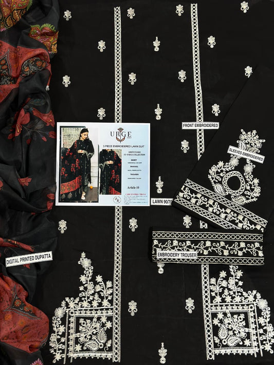 URGE PURE LAWN 3PC EMBROIDERED