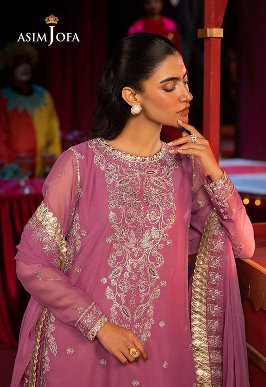 Asim jofa 3 pc embroidered Lawn
