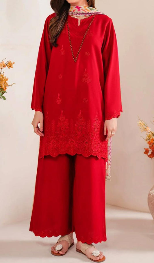 SAPPHIRE 🟨 CATEGORY : WINTER 3PC EMBROIDERED