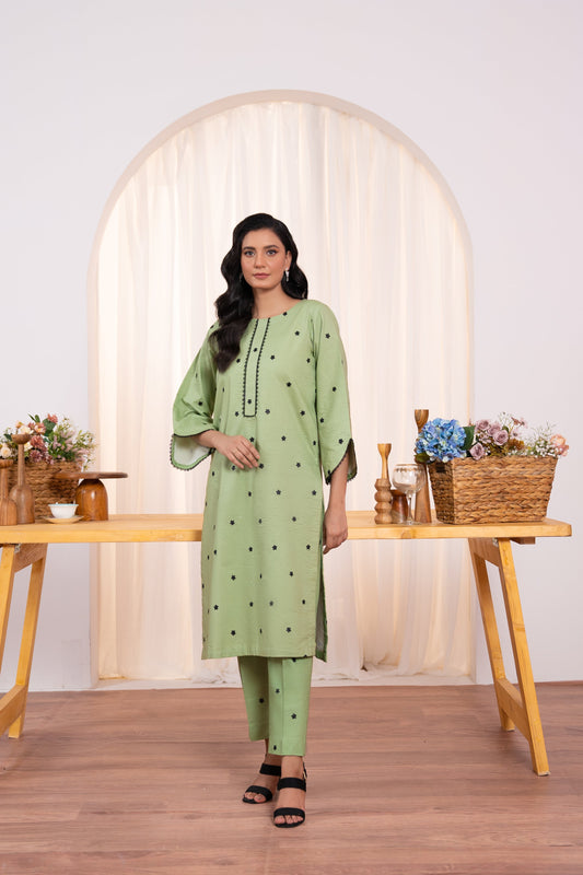 Lawn Embroidered 2PC Dress - LR6