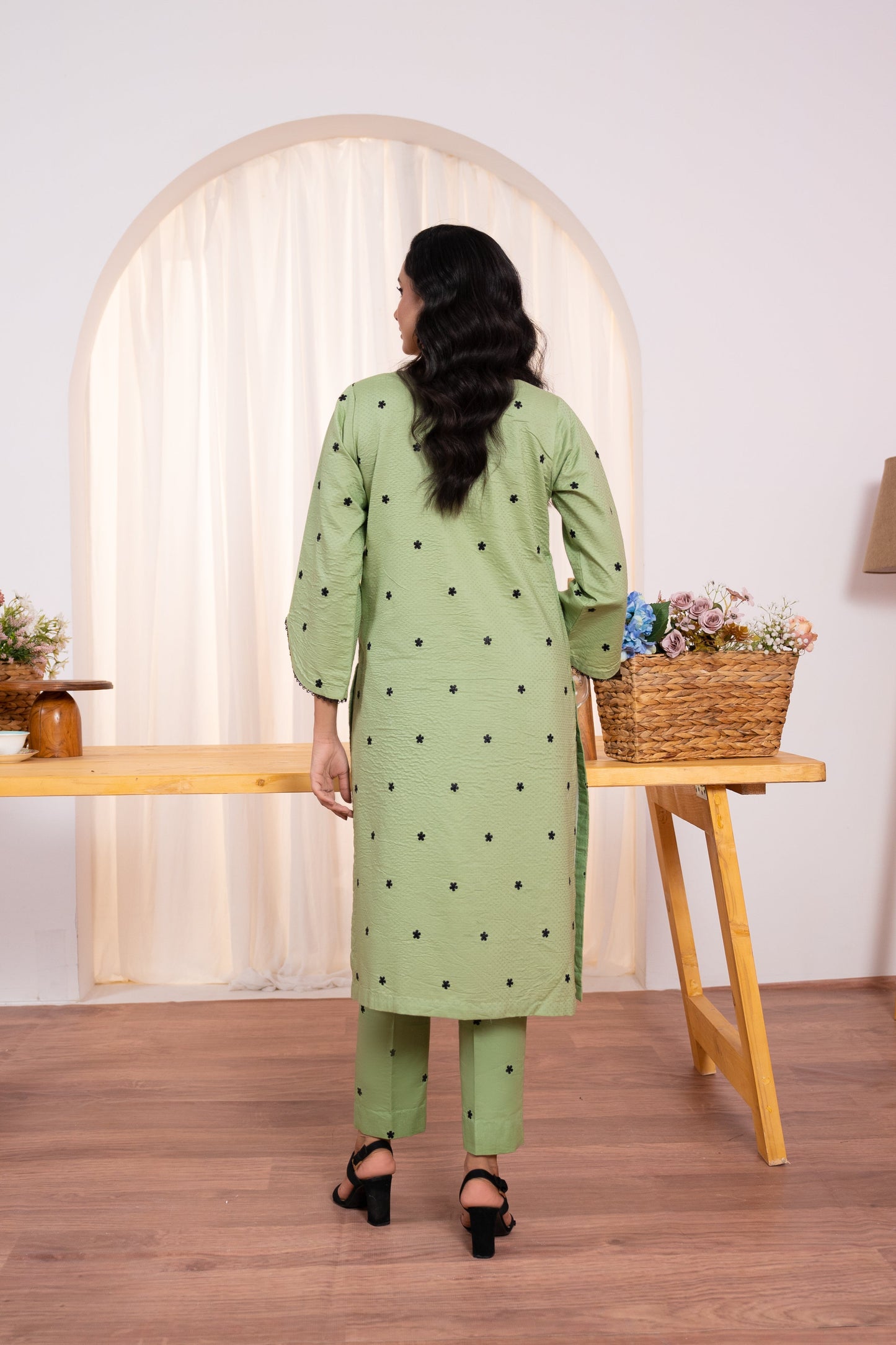 Lawn Embroidered 2PC Dress - LR6