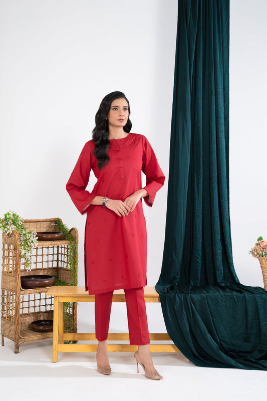 Lawn Embroidered 2PC Dress - LR9