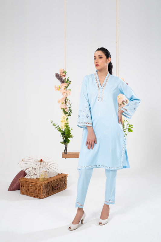 Lawn  Embroidered 2PC Dress - LR20
