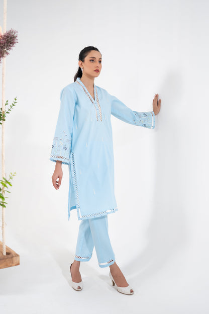 Lawn  Embroidered 2PC Dress - LR20