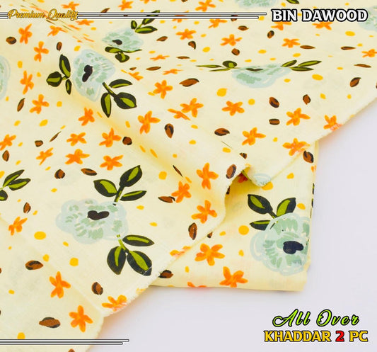 Bin Dawood Printed Khaddar 2PC Suit – Shirt & Trouser code:103