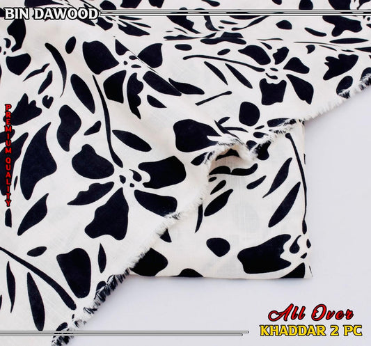 Bin Dawood Printed Khaddar 2PC Suit – Shirt & Trouser code:107