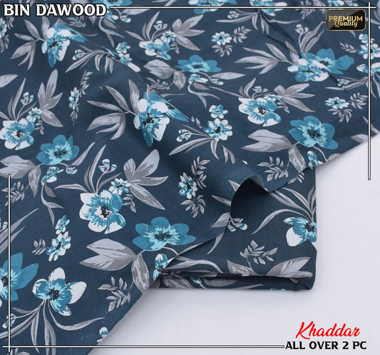 Bin Dawood Printed Khaddar 2PC Suit – Shirt & Trouser code:111