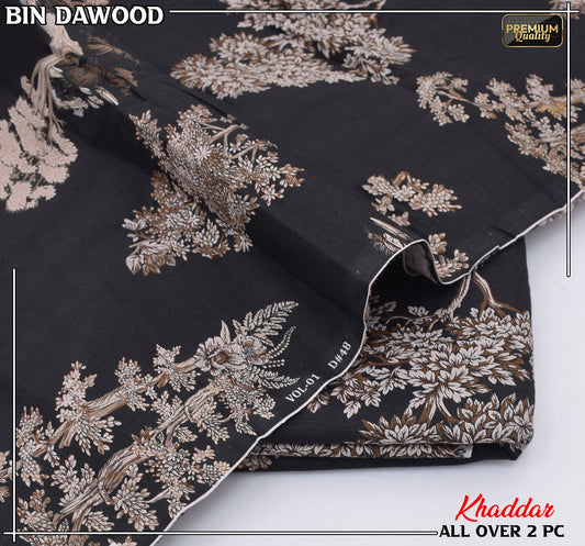 Bin Dawood Printed Khaddar 2PC Suit – Shirt & Trouser code:119