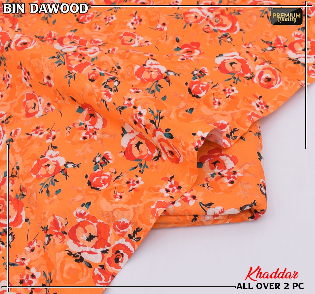Bin Dawood Printed Khaddar 2PC Suit – Shirt & Trouser code:123