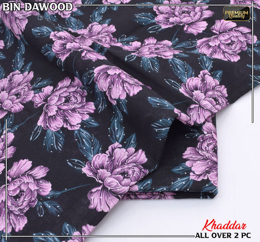 Bin Dawood Printed Khaddar 2PC Suit – Shirt & Trouser code:125