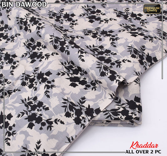 Bin Dawood Printed Khaddar 2PC Suit – Shirt & Trouser code:136
