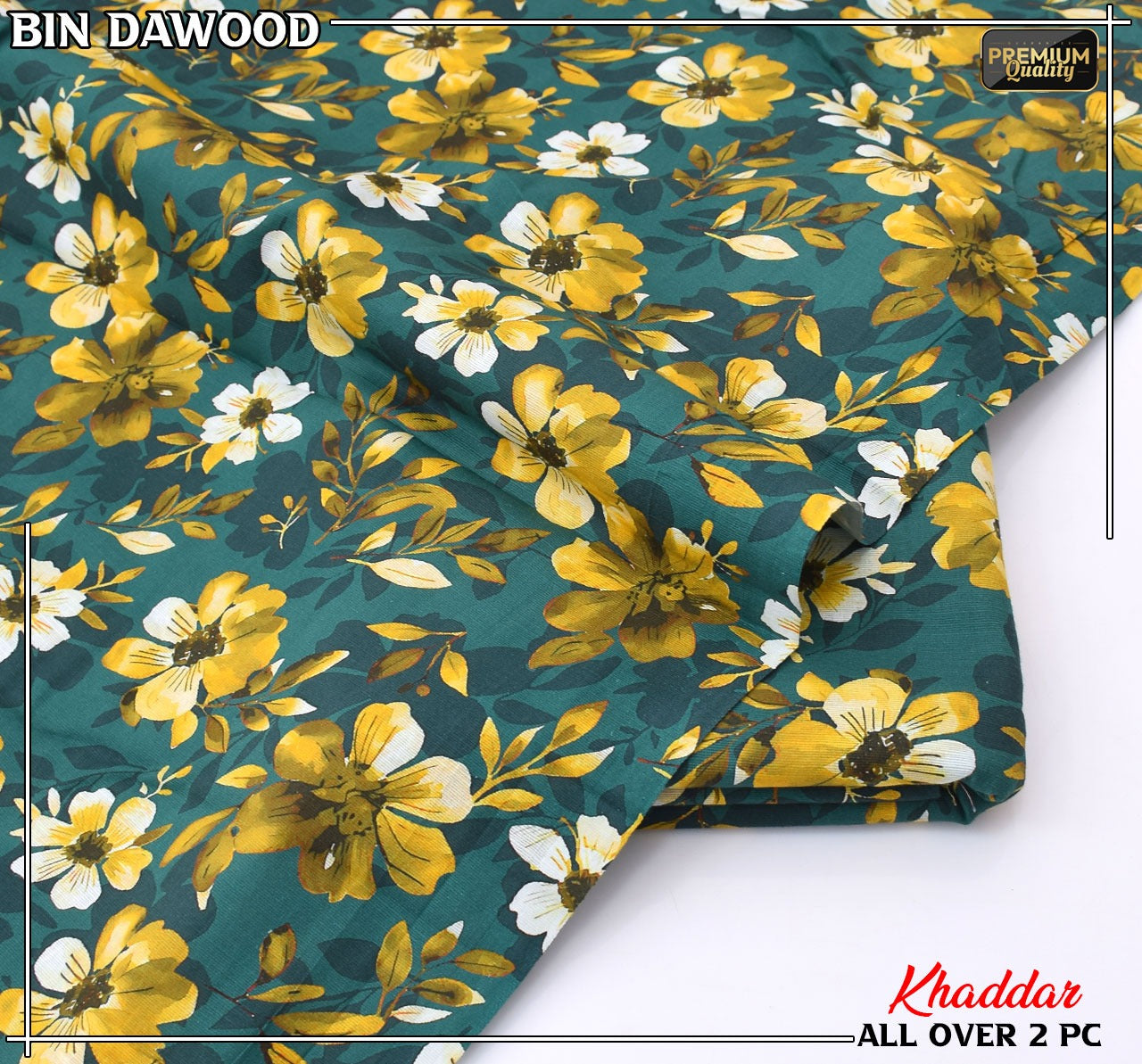 Bin Dawood Printed Khaddar 2PC Suit – Shirt & Trouser code:137