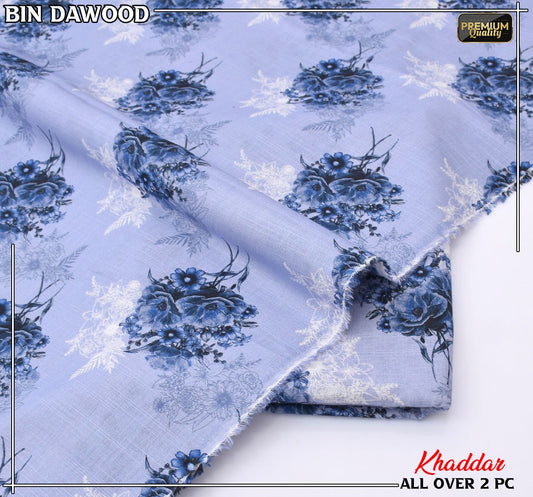 Bin Dawood Printed Khaddar 2PC Suit – Shirt & Trouser code:143