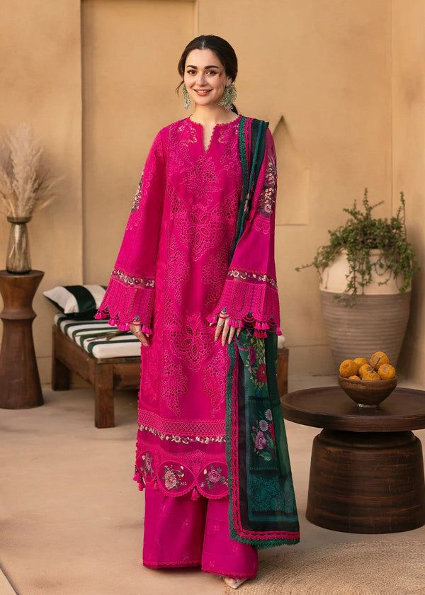 Saira Rizwan 5093 Pure Dhanak Embroidered 3PC Winter Suit with Twill Wool Dupatta (unstitched)