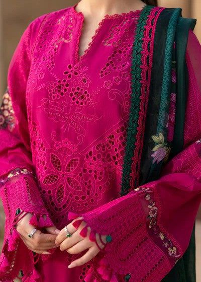 Saira Rizwan 5093 Pure Dhanak Embroidered 3PC Winter Suit with Twill Wool Dupatta (unstitched)