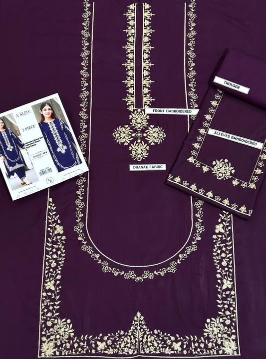 : AISLING  🟨 WINTER :2PC EMBROIDERED D33