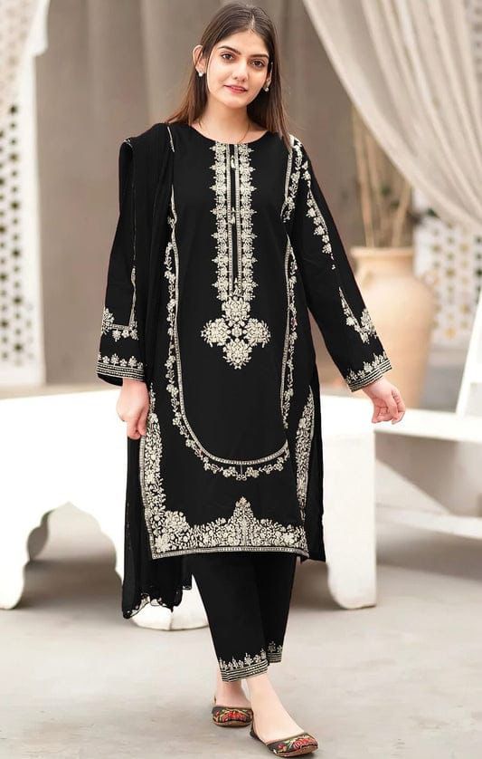 AISLING  WINTER  :2PC EMBROIDERED D32