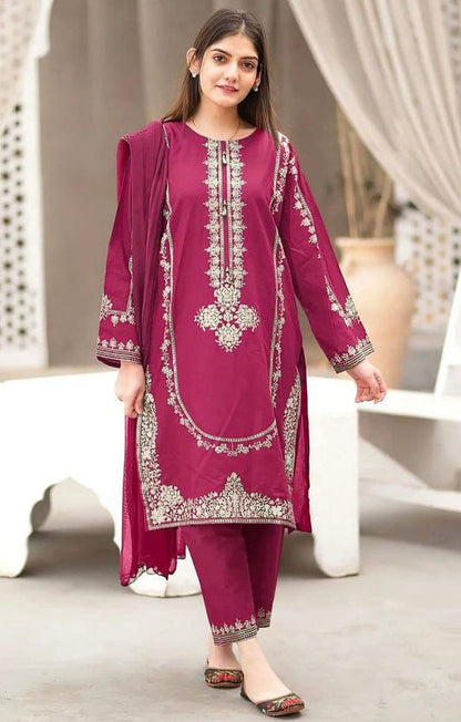 AISLING  🟨 CATEGORY : WINTER 2PC EMBROIDERED D31