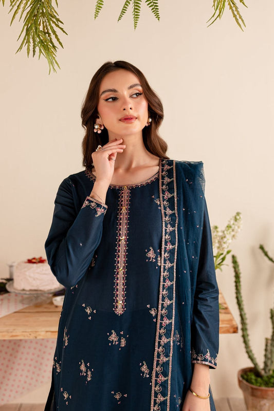 AISLING 🟨 WINTER : DHANAK 3PC Embroidered D1051