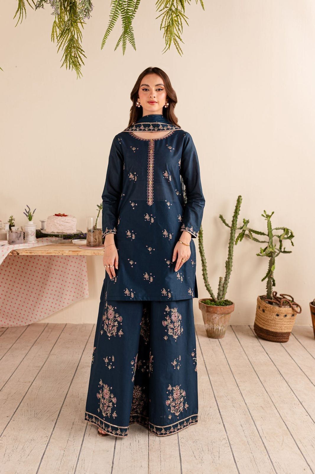 AISLING 🟨 WINTER : DHANAK 3PC Embroidered D1051