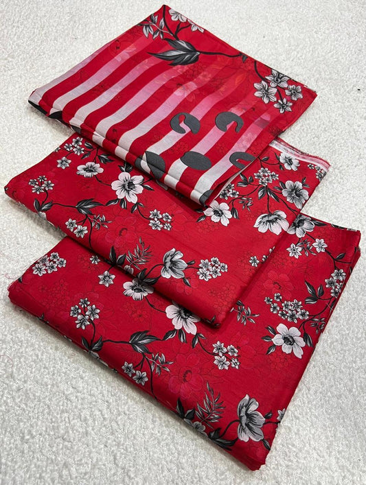 BONANZA LAWN PRINTED 3 PCS T602