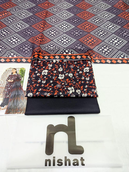 BONANZA LAWN PRINTED 3 PCS T606