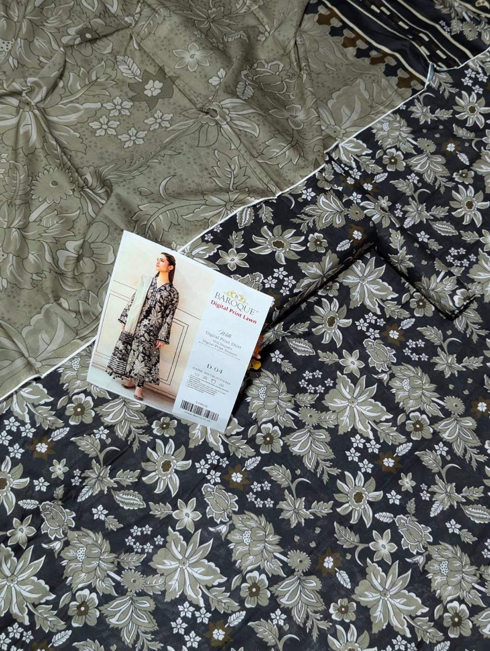 BONANZA LAWN PRINTED 3 PCS T605