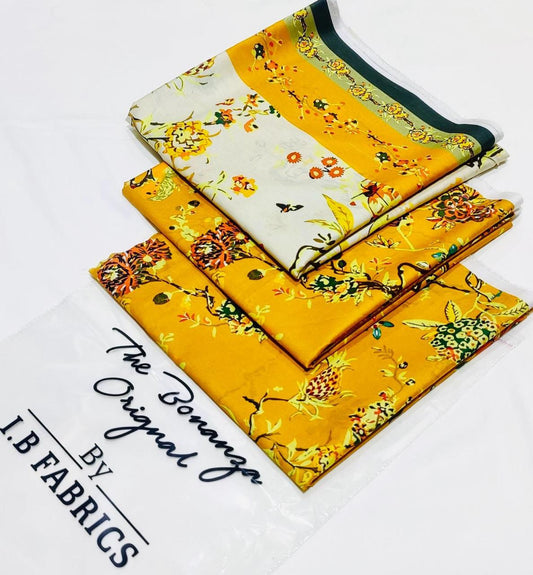 BONANZA LAWN PRINTED 3 PCS T609