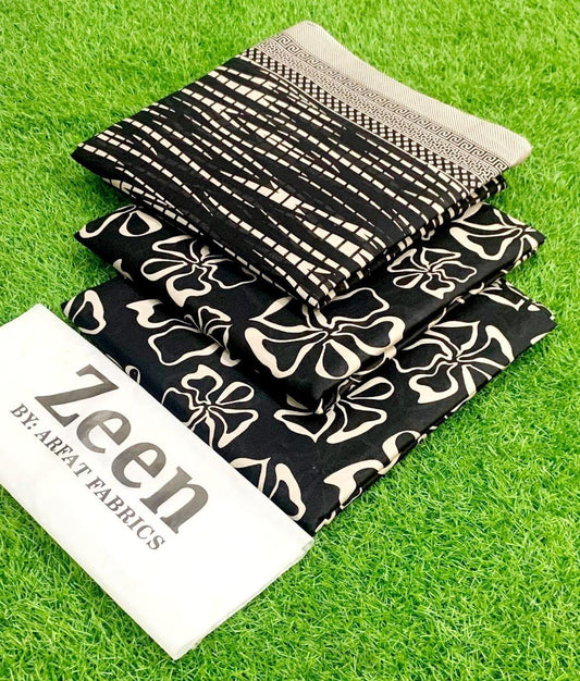 BONANZA LAWN PRINTED 3 PCS T612