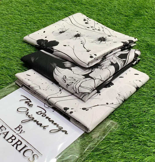 BONANZA LAWN PRINTED 3 PCS T616