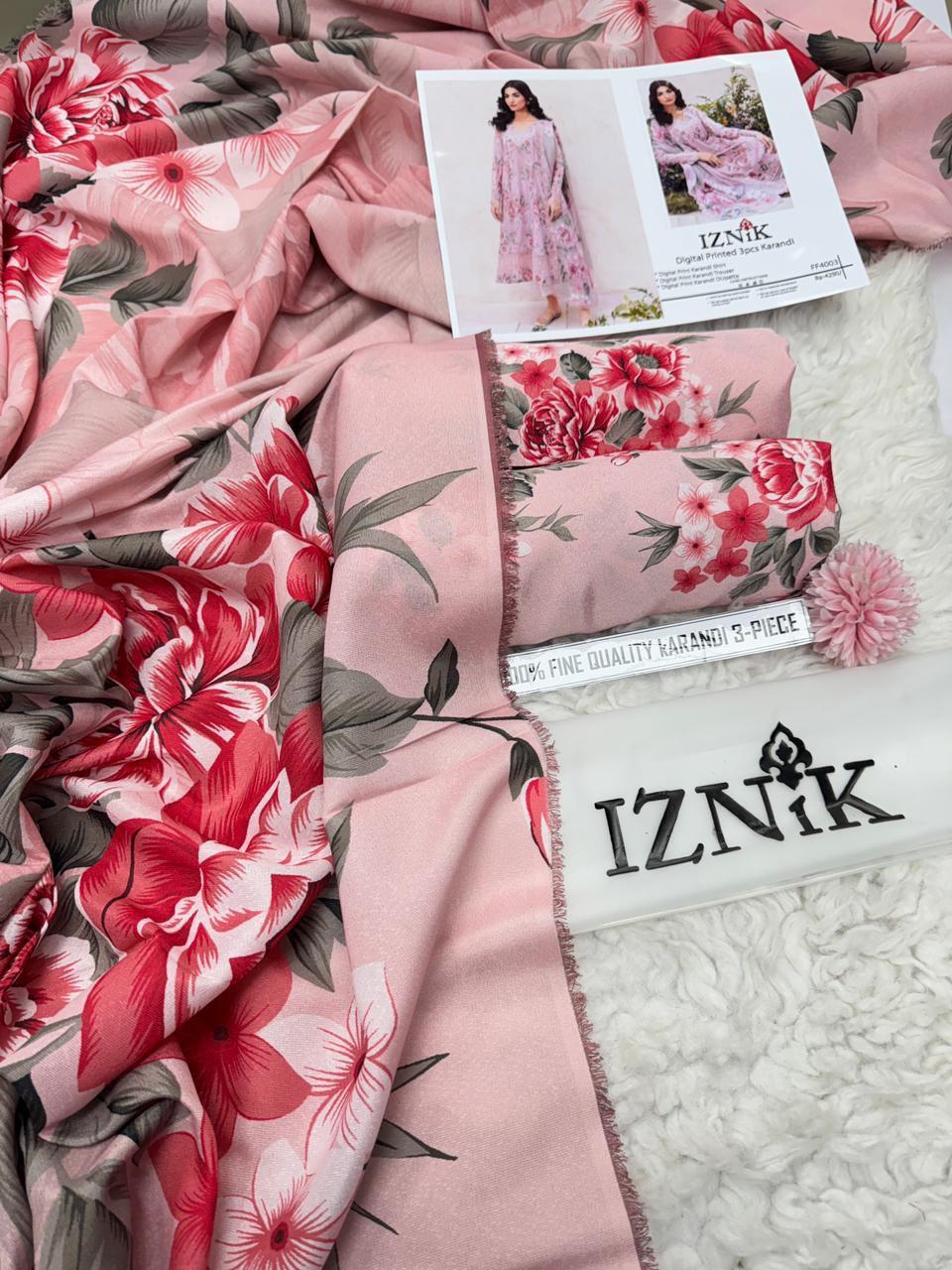 BAROQUE 3 Piece -Print Karandi Suit Winter D89