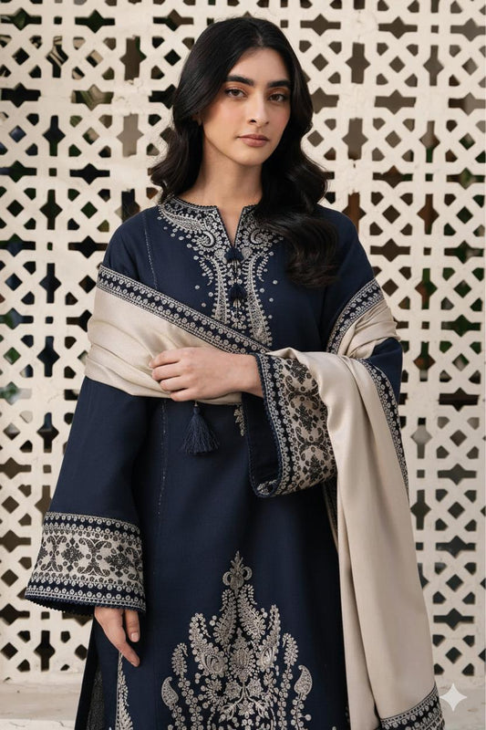 JAZMIN PURE LAWN 3PC EMBROIDERED