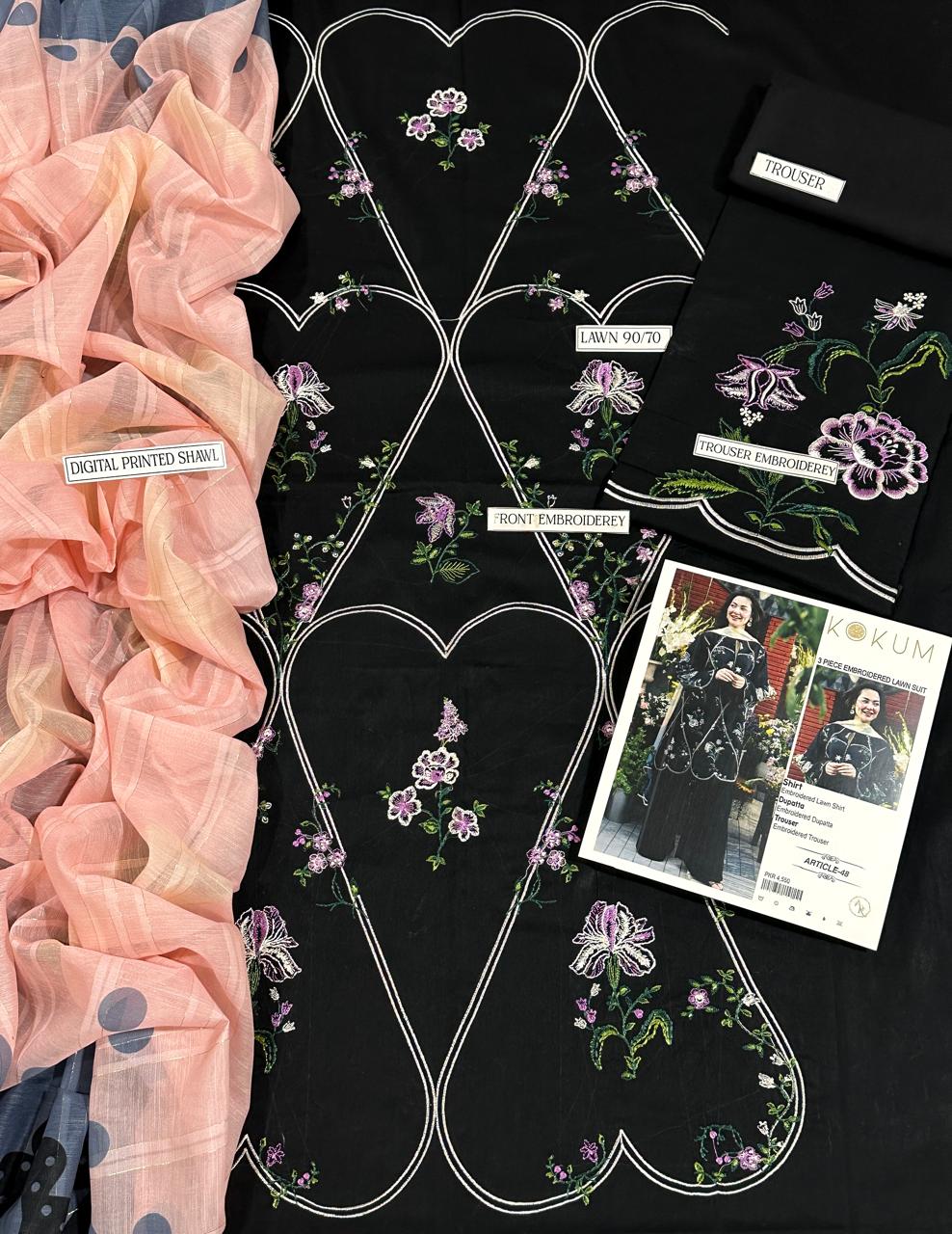 URGE PURE LAWN 3PC EMBROIDERED