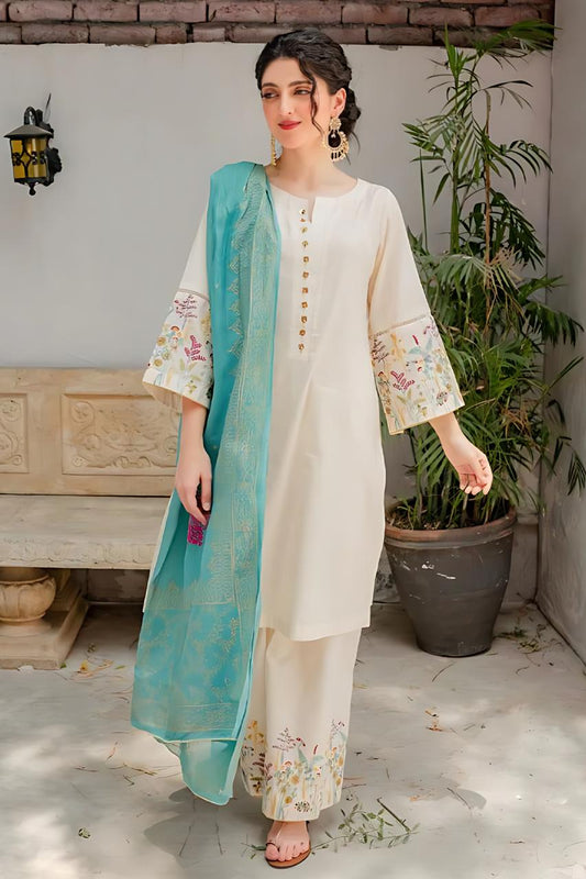 URGE PURE LAWN 3PC EMBROIDERED