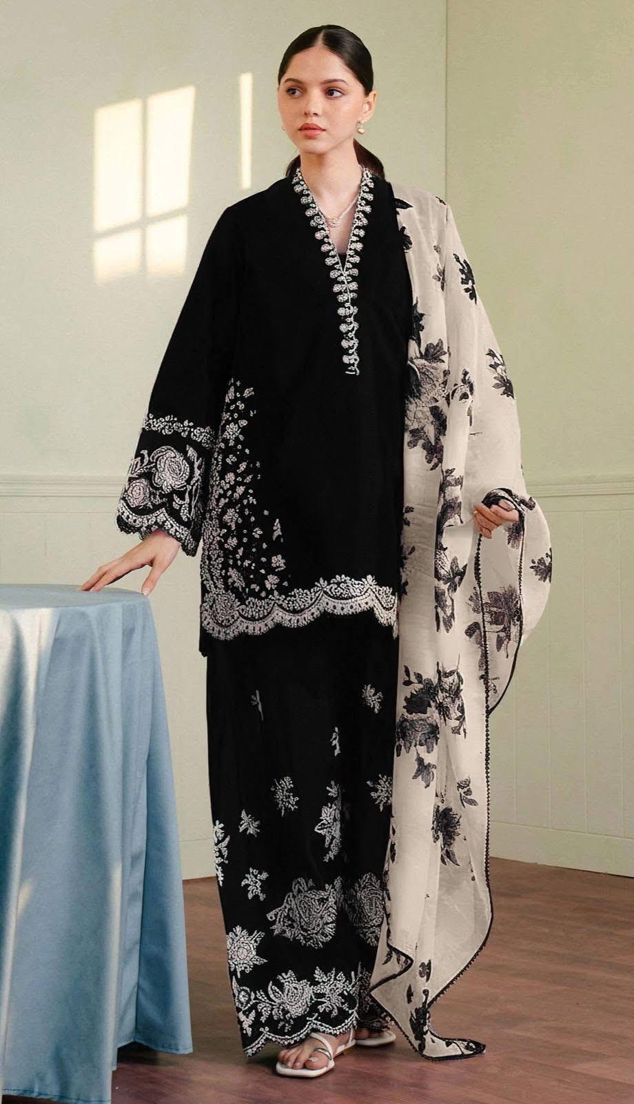 COCO PURE LAWN 3PC EMBROIDERED