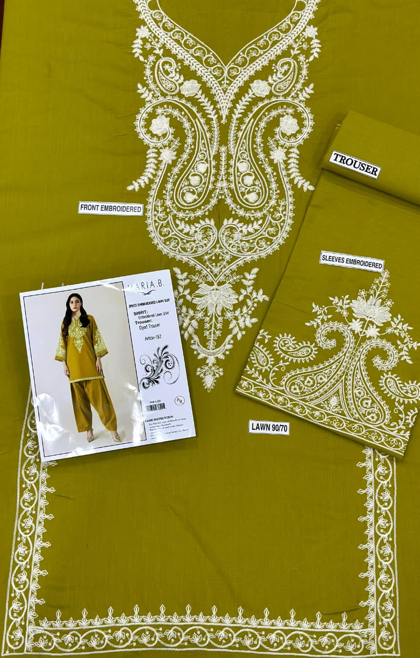 Maria B 2 pc embroidered lawn