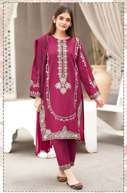 Aisling 2 pc embroidered lawn