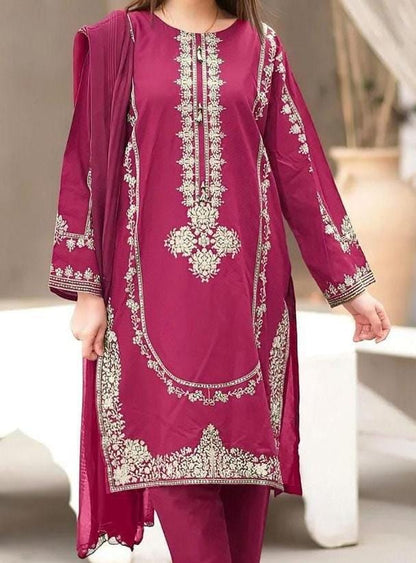 Aisling 2 pc embroidered lawn