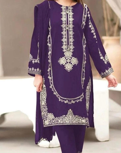 Aisling 2 pc embroidered lawn