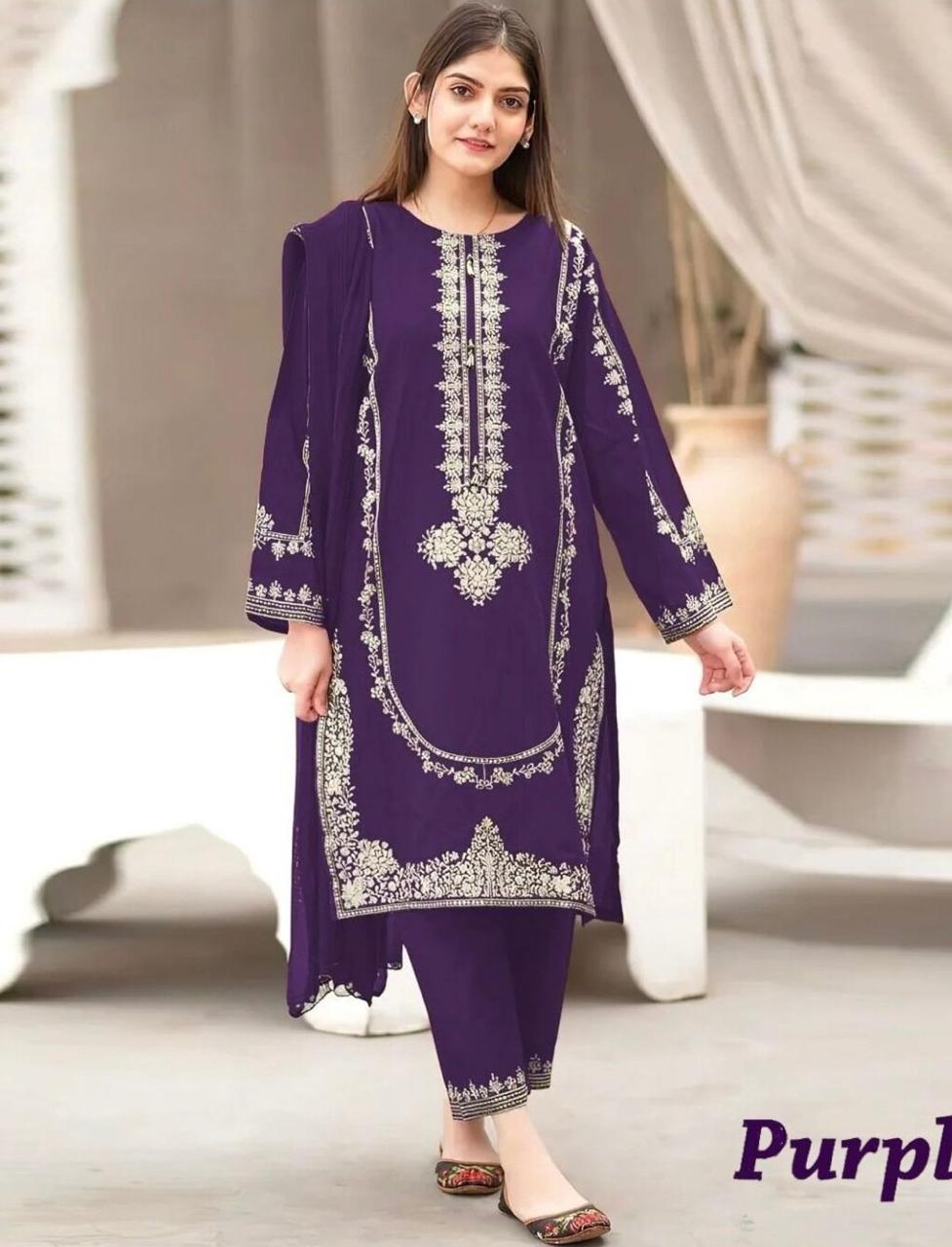 Aisling 2 pc embroidered lawn