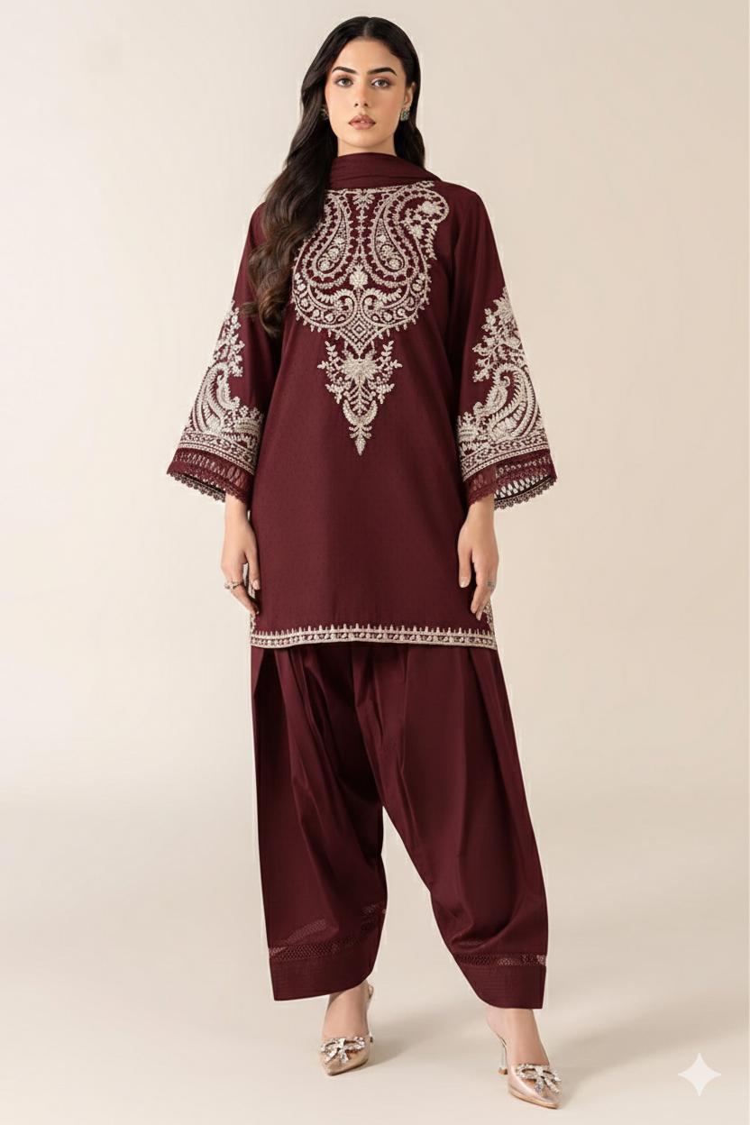 Maria B 2 pc embroidered lawn