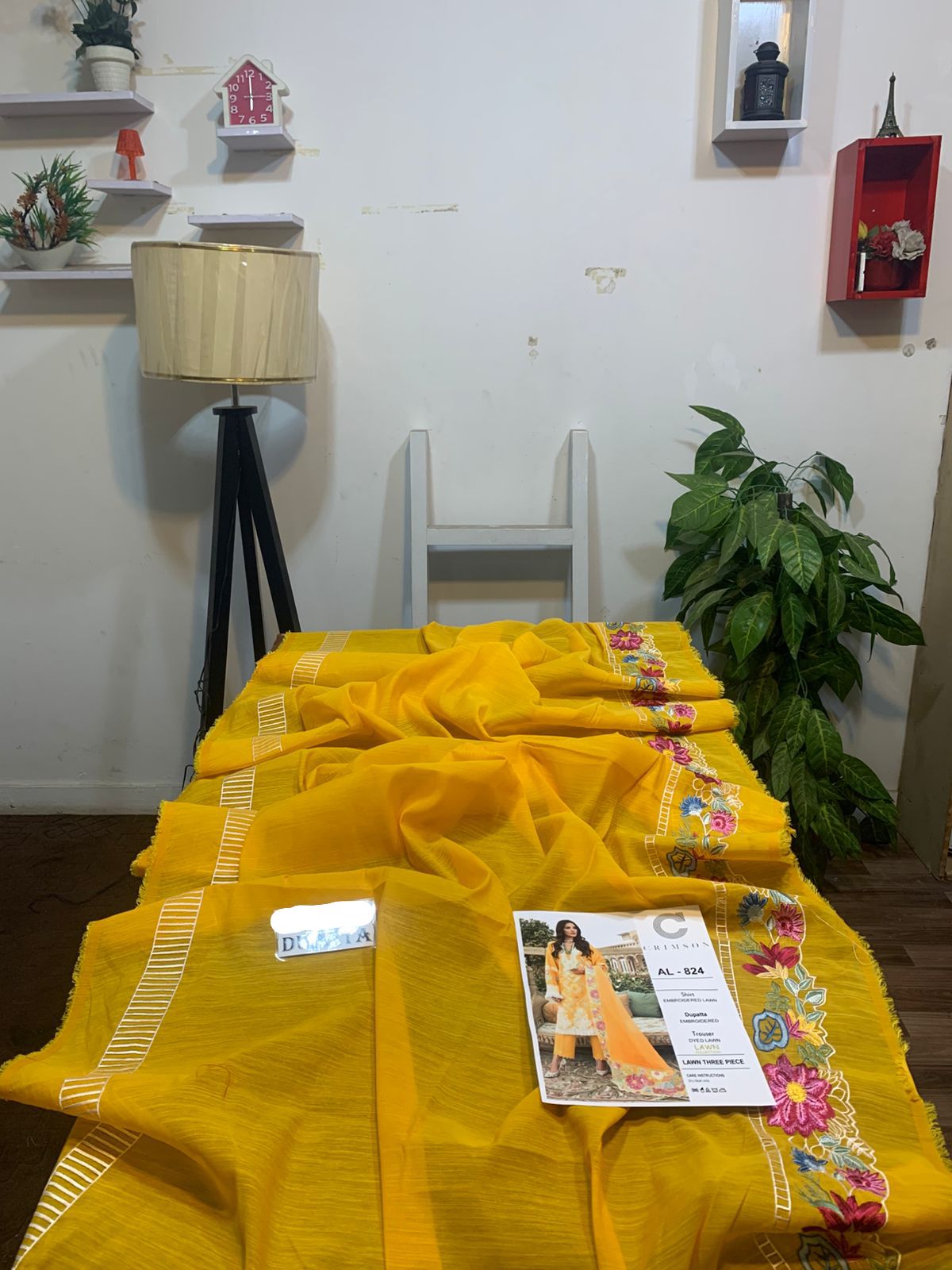 Carizma 3 pc embroidered Lawn