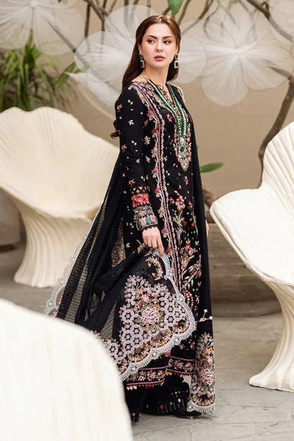 Qalamkar 3 pc embroidered Lawn